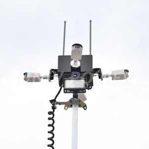 Заводская цена, портативная башня, цифровая камера CCTV, мобильный Солнечный CCTV трейлер для парковки, безопасность - Product Image 4