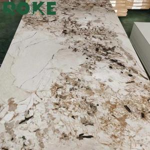 ROKE veloce e facile installazione rivestimento della parete interna UV marmo foglio di pietra - Product Image 5