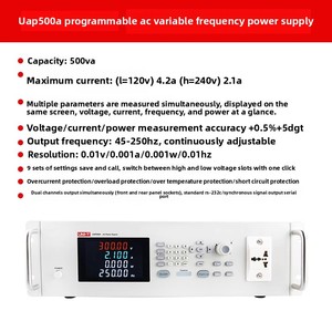 UNI-T UAP1000A programmabile alimentazione a frequenza variabile AC sovracorrente da sovraccarico e protezione da corto circuito - Product Image 5