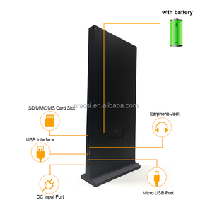 Sensor de movimiento de alta resolución Lcd AD Player 10,1 pulgadas Vertical Digital Signage Display Reproductor de publicidad