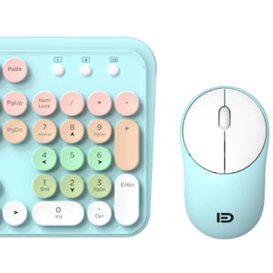 EK8870 FD Juego de teclado y mouse de oficina inalámbricos de personalización nuevo diseño con amplia compatibilidad para la mayoría de los dispositivos - Product Image 1