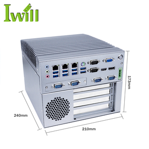Computadora de borde de control de escritorio Servidor de nube de brazo integrado I3 i5 i7 PC industrial AI Box computer