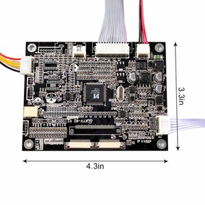 VGA CVBS输入液晶控制器板2x 30引脚Ttl输出液晶驱动板，适用于10.4英寸800x600液晶显示屏