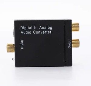 Señal coaxial de fibra óptica a adaptador de Audio estéreo analógico R/L Audio 3,5mm convertidor de Audio Digital a analógico amplificador decodificador