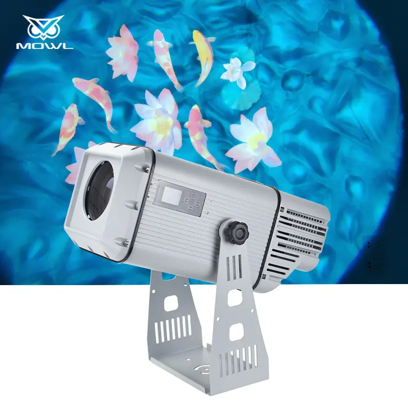 300W Custom Waterproof Projection Lamp LED Gobo Image Logo Projector Light for Outdoor Floor Sky Advertising