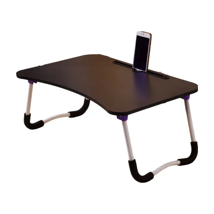 Zemin oturma metal ahşap katlanabilir katlanır yazma pc dizüstü bilgisayar masası masa