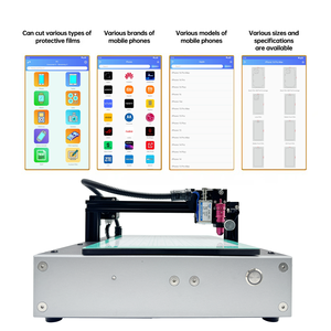 Mới hoàn toàn tự động điện thoại thông minh phim máy cắt kích thước lớn phẳng phim máy cắt mini phim máy cắt - Product Image 3