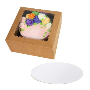 窓なしの優れた品質のケーキボックス10X10ケーキボックス窓なしケーキボックス窓付き - Product Image 1