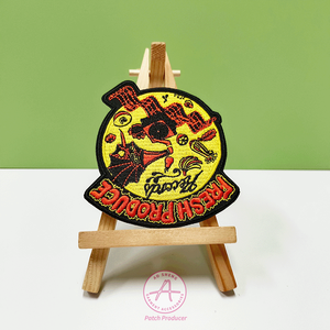 独特形式的个性化补丁: 独一无二的刺绣配件的Merrow边框细节 - Product Image 2
