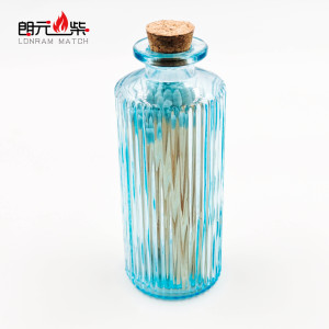 カスタムカラーガラス瓶と木製の瓶セット家庭用ロゴ印刷済み - Product Image 1