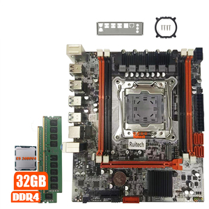 ขายดีมาเธอร์บอร์ด X99พร้อม Xeon E5 2680 V4 LGA2011-3ซีพียู2ชิ้น x 16GB = 32GB RAM Memory REG ECC DDR4ช่องคู่ - Product Image 1