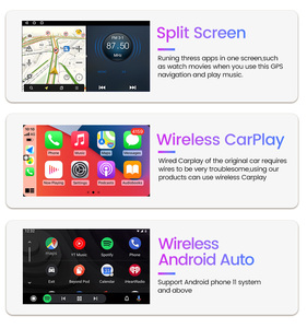 Yüksek kaliteli Carplay Ai kutusu Android 10.0 kablosuz Apple 8-Core 4G + WIFI 4 + 64G araba multimedya oynatıcı ses Netflix YouTube için - Product Image 5
