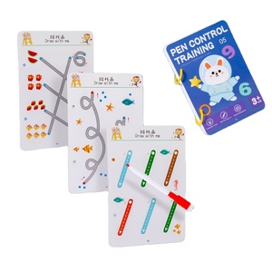Children's Early Education Control Pen Training Erase Fun Entry <strong>Basic</strong> Calligraphy and Pen Exercise <strong>Book</strong> - Product Image 1