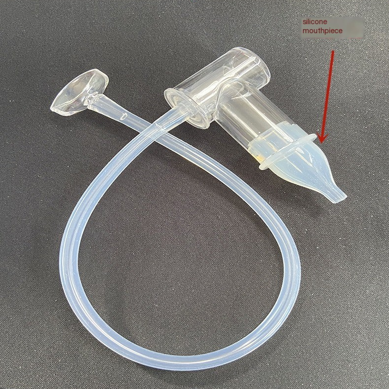 Silicone nozzle nasal suction device