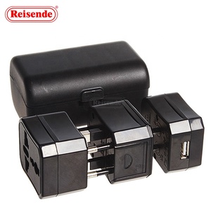 Nuovo adattatore di alimentazione universale da viaggio in tutto il mondo con 2 porte di ricarica Usb spina interruttore multifunzione - Product Image 4