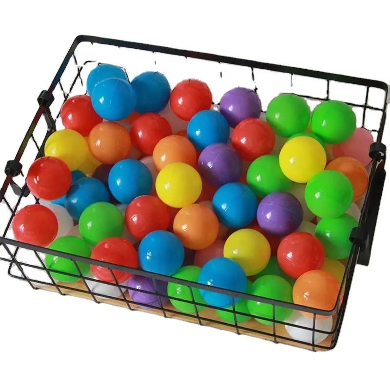 Bolas de plástico de alta calidad para niños, 5,5 cm, 55mm, 6cm, 60mm, 7cm, 70mm, 8cm, 80mm