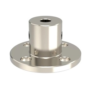 45 # çelik sert flanş bağlantısı 3/3.17/4/5/6/6.35/7/8/10/11/12/14mm Motor kılavuzu şaft kaplini konektörü