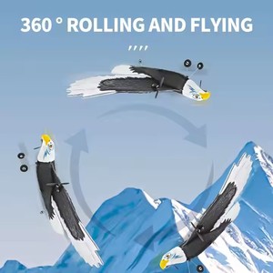 <strong>New</strong> 2.4G 578mm <strong>RC</strong> Airplane Glider EPP Foam Simulation Wingspan Flying Model 3.5CH Sky King Eagle Glider <strong>RC</strong> Plane <strong>Toy</strong> with Gyro - Product Image 3