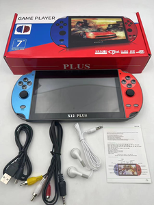 เครื่องเล่นเกมพกพา X12 Plus หน้าจอ 7 นิ้ว ความจุ 16GB รองรับวิดีโอ 2.4GHz พร้อมเกม 10,000 เกม - Product Image 3