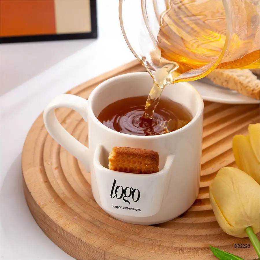 Tazza in ceramica originale personalizzata tazza per biscotti semplice nordica home office tazze in porcellana tazze da caffè in ceramica tazza in porcellana tascabile