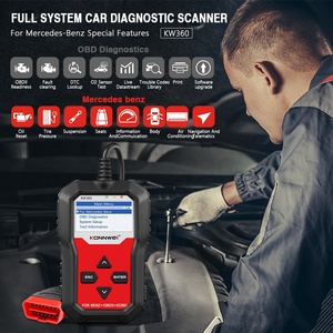 Benz ABS için KW360 tam sistem kod okuyucu KW360 mb mb SAS fren sistemi araba Obd2 tarayıcı teşhis araçları - Product Image 2