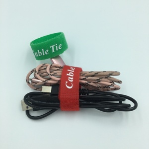 Correa de sujeción ajustable personalizada de cualquier tamaño correa de gancho y bucle colorida reutilizable con hebilla - Product Image 6