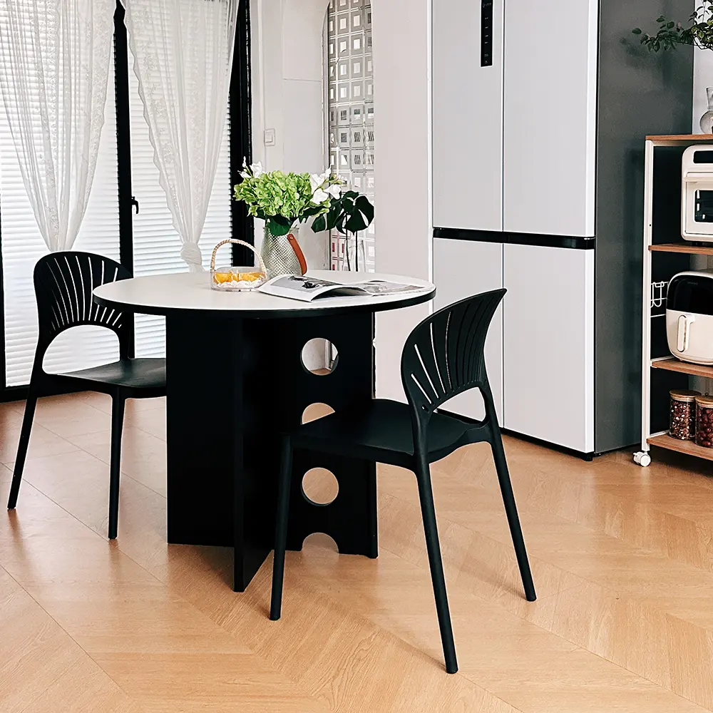 Mesas de design inovador para o ar livre, mesa de bar, móveis decorativos, mesa de jantar pequena redonda