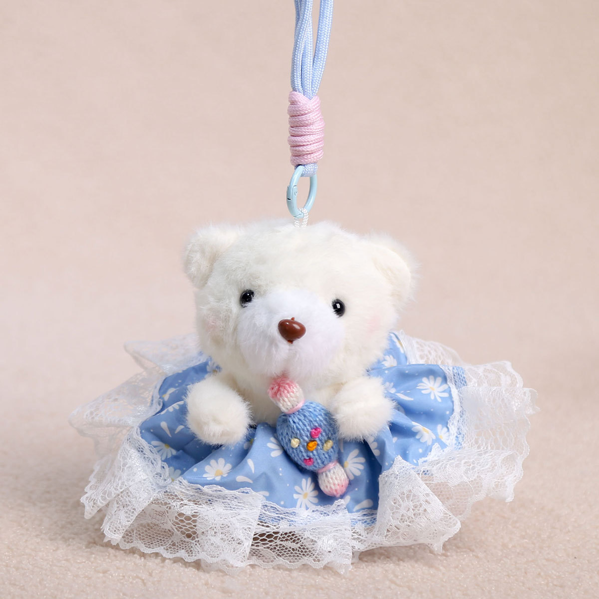 Flower skirt candy bear blue-14cm 52g