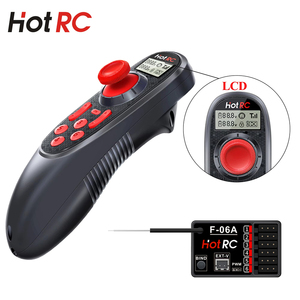 DS-600 di HOTRC 6CH 2.4GHz sistema Radio trasmettitore telecomando F-06A PWM ricevitore a 6 canali per RC Drone Controller di volo - Product Image 2
