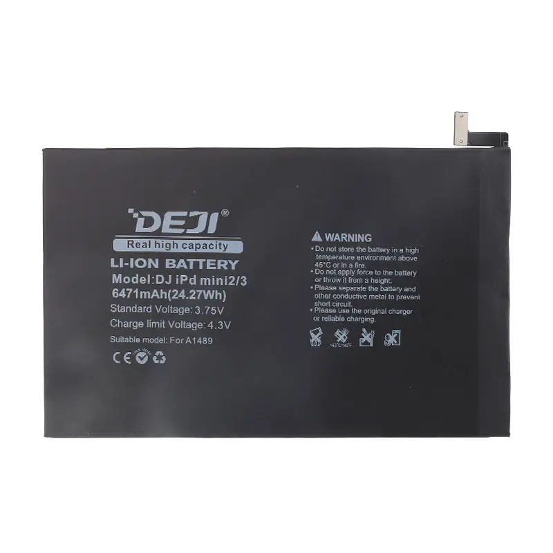 DEJI Bateria Battery For Apple iPad mini 2 3 A1512 mini2 mini3 6471mAh A1489 A1490 A1491 A1599