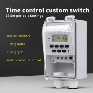 Wasserdichter KG316T-F-Timer-Schalter LCD-Display Programmier barer Zeit regler Beleuchtung Timing-Steuerung mit Blackout-Speicher - Product Image 3