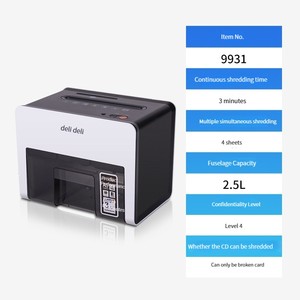 Deli 92614 Small and Convenient Hand <strong>Shredder</strong> for Office and Home Desktop Mini Manual <strong>Shredder</strong> Can Shred A4 Paper Shredded Card - Product Image 6