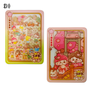 Tùy chỉnh THẺ FLASH raster thẻ <span class=keywords><strong>3D</strong></span> lập thể Anime Sao ngoại vi bưu thiếp hoạt hình chuyển đổi thẻ - Product Image 1