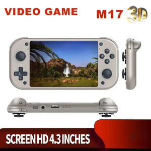 M17レトロハンドヘルドビデオゲームコンソールオープンソースLinuxシステム4.3インチIPSスクリーンPSP用ポータブルポケットビデオプレーヤー