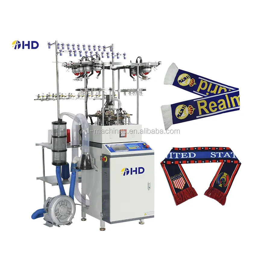 2020 popular high speed knitted tubular scarf machine