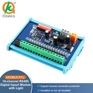 Oshangming 16 Channel <strong>Digital</strong> <strong>Input</strong> <strong>Module</strong> Data Acquisition <strong>Module</strong> with <strong>RS485</strong> Modbus Rtu for Sensor - Product Image 2