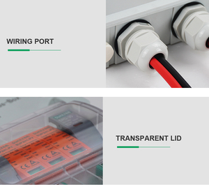 Suntree/Oem DC изолирующий переключатель, водонепроницаемый блок совмещения солнечных батарей pv, 1-2 струны, сертификация TUV CE - Product Image 3