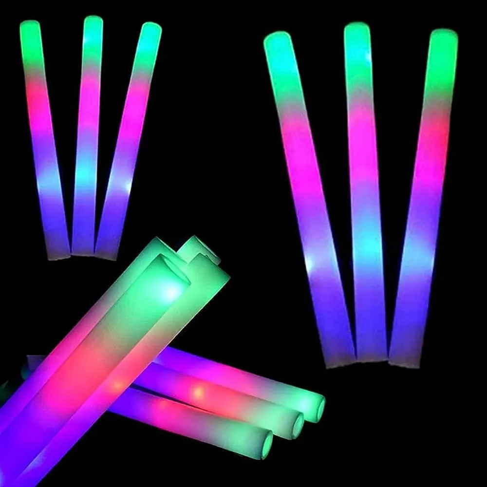 Stick luminoso personalizzato Led Foam lampeggiante Stick Light Up Multi Color stick