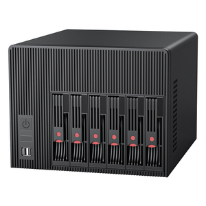NAS N100 Truenas Freenas Omv 6-Bay เซิร์ฟเวอร์เครือข่ายอัจฉริยะ N100 Cpu 2.5 นิ้ว 3.5 นิ้ว Sata Hdd/Ssd 4X2.5G Lan 1264Np - Product Image 5