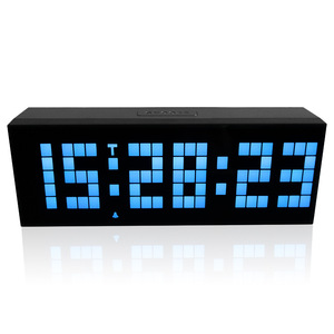 Grande Pixel grande numero digitale multifunzionale LED Snooze scrivania da parete Timer conto alla rovescia con visualizzazione data di temperatura - Product Image 5