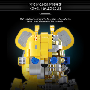 1961PCSビルディングブロックフィギュアアクションおもちゃアセンブリプラスチック小粒子DIYロボット教育玩具ビルディングブロックセット子供用 - Product Image 3