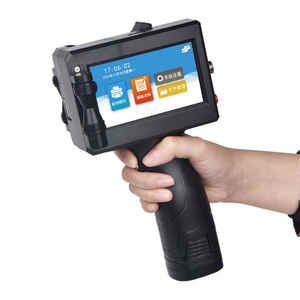 Máquina de mano Jet Handjet Impresión portátil Huevos Codificación por lotes Mango Helix Tinta rotativa Globo Pistola de cartón Impresora de inyección de tinta - Product Image 1