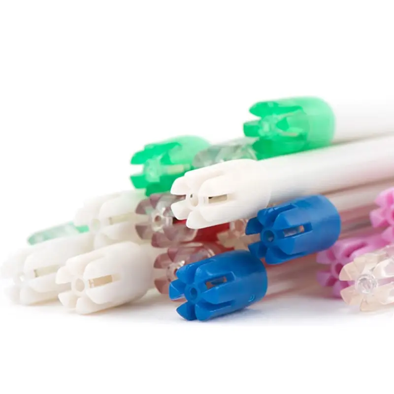 Food Grade Kleurrijke Plastic Dental Speekseluitwerper Zuig Klep Slangen Slang