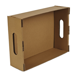 Cajas de exhibición de cartón corrugado ecológico de papel Kraft OEM de China caja de embalaje de planta con ventana - Product Image 4