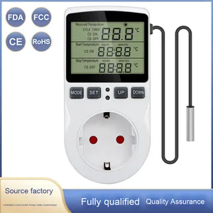 Smart Digital Thermostat with Countdown <strong>Timer</strong> ABS <strong>Temperature</strong> <strong>Controller</strong> Switch Socket for EU/US/AU Standards ODM Product - Product Image 4