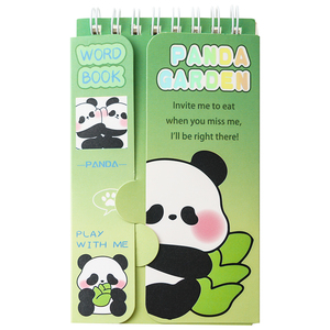 Cute Animal Vocabulary English Classroom <strong>Notebook</strong> Pocket Memory <strong>Memo</strong> Book Cute Student Coil <strong>Notebook</strong> - Product Image 1