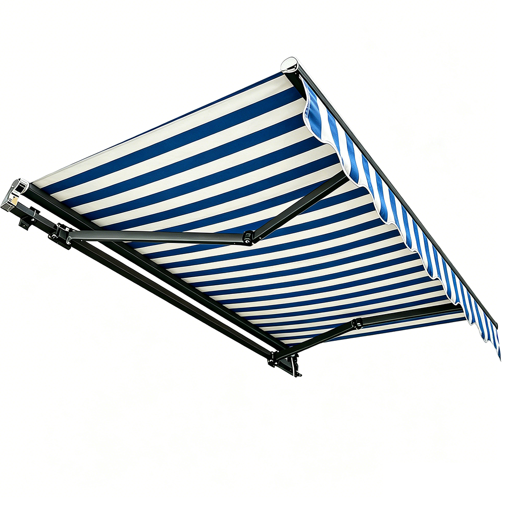 Rayé bleu et blanc