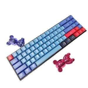 <strong>Custom</strong> LED Backlit Anti-Ghosting Mechanical Game <strong>Keyboard</strong> Ergonomic Hot-Swappable Keypad with DIY Keycap for Desktop and Tablet - Product Image 1
