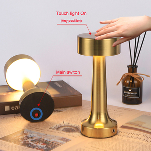 现代触摸控制发光二极管台灯卧室床头照明台灯学习阅读台灯 - Product Image 1