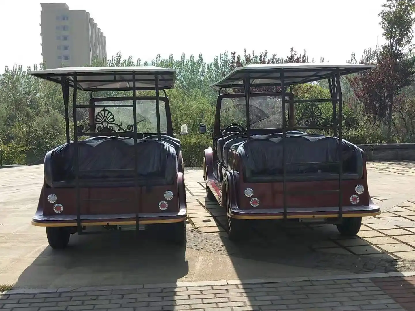 Сделано в Китае, фабрика JiaLong, 8-местный Электрический винтажный автомобиль, Электрический классический автомобиль, свадебный автомобиль